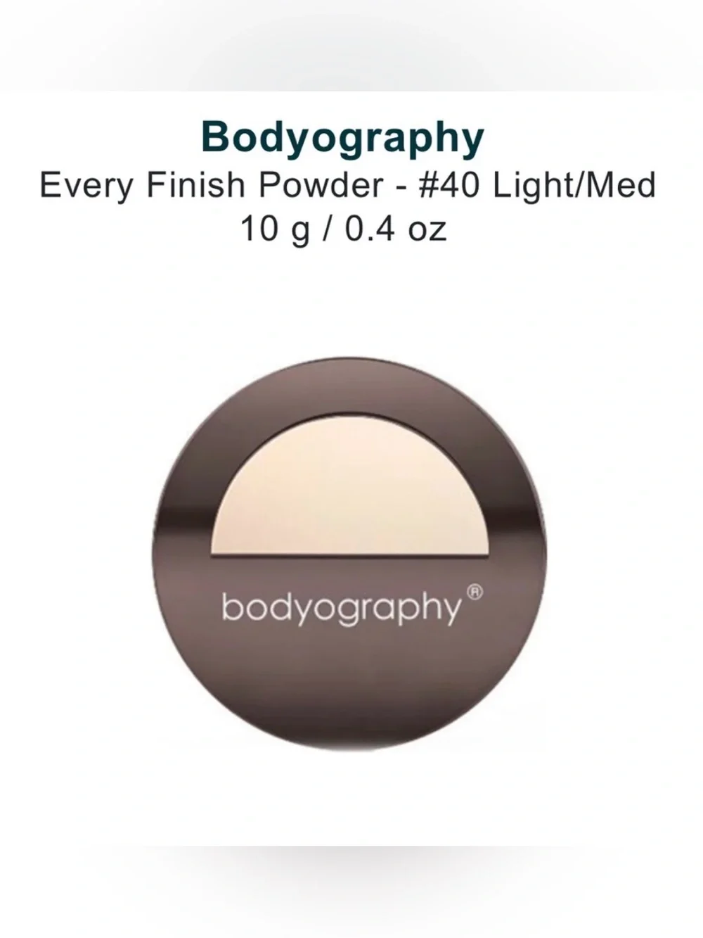 Bodyography Every Finish Powder #40 Light / Medium